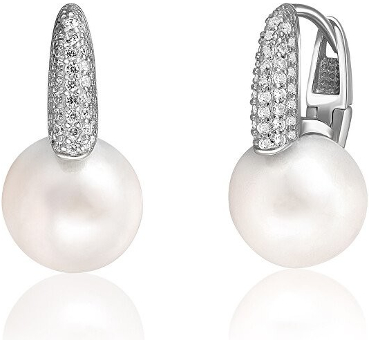 JwL Luxury Pearls strieborné náušnice s pravou perlou a zirkónmi JL0647  striebro 925/1000 od 52,3 € - Heureka.sk