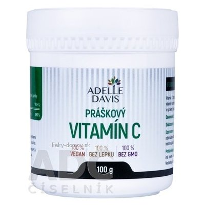 Adelle Davis Práškový VITAMÍN C 1x100 g