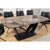 Rozkladací jedálenský stôl 45178 180/220/260 x 90cm Taupe Ceramik