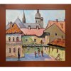 Košický dvor - akad. mal. Varuzhan Aghamyan, originálny, ručne maľovaný obraz L (do veľkosti 95x95cm) Viac farieb