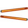 ACCOSSATO Clip-ons ACCOSSATO aluminium, 250mm with caps, Orange