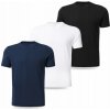 Pánske tričko bavlnené s krátkym rukávom, hladké, sada 3 ks MORAJ XXL