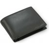 Čierna pánska kožená peňaženka Malachi