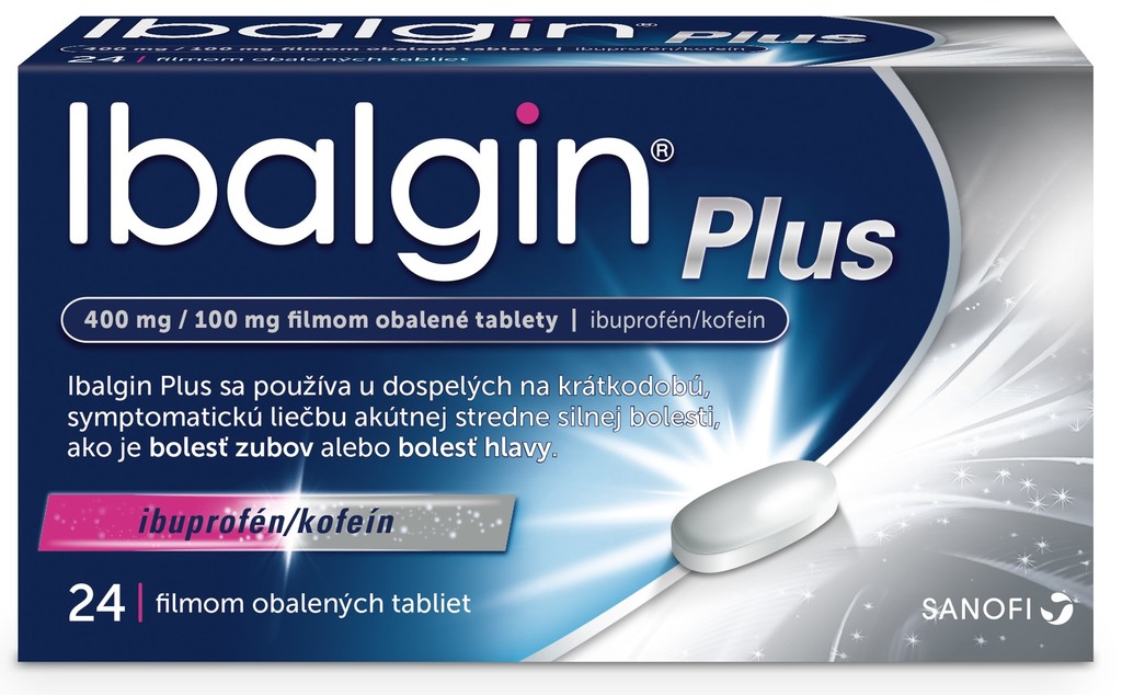 Ibalgin Plus tbl.flm.24 x 400 mg / 100 mg