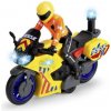 Dickie Toys Záchranářská motorka s jezdcem, 17cm