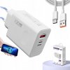 RÝCHLA NABÍJAČKA PRE TELEFÓN 120W RÝCHLE NABÍJANIE + USB-C KÁBEL 1M