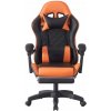 ORANŽOVÁ GAMINGOVÁ STOLIČKA GY05B Otočná, pohodlná