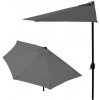 Moderhome Půlkruhový zahradní slunečník Liver 2,7 m šedý