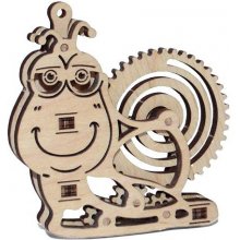 Wood Trick 3D mechanické puzzle Slimák 10 ks