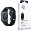 3mk Silicone Watch Strap pro Apple 38/40/41 mm Black 5903108565578