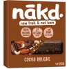 NAKD Cocoa delight ovocno orieškové raw tyčinky s kakaom 4 x 35 g
