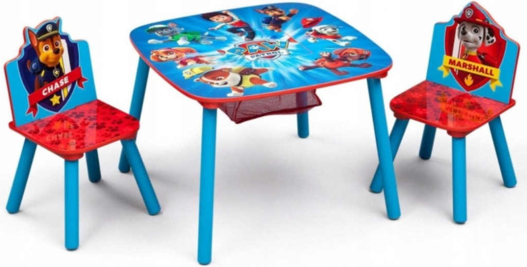 Delta detský stôl so stoličkami Paw Patrol Chase & Marshall od 79,99 € -  Heureka.sk