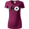 Futbal okrúhle narodeniny 50 - Dámske tričko z organickej bavlny Origin (GOTS) - S ( Fuchsiová )