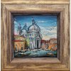 Benátky - Mgr. Lucia Chocholáčková - Originálny, ručne maľovaný obraz S (do veľkosti 45x45cm) Viac farieb