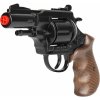 Gonher Policejní revolver Gold colection černý kovový 12 ran gon386
