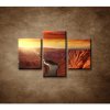 Západ slnka na horách - 3dielny 90x60cm