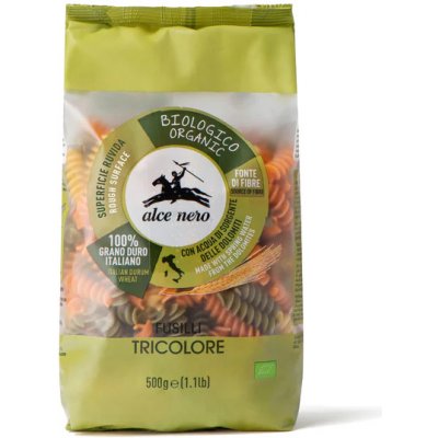 Alce Nero fusilli bio trojfarebné 0,5 kg