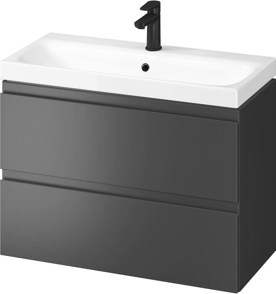 Elegantná keramická skrinka Cersanit MODUO S801-468-DSM – ideálna do kúpeľne pre minimalistický dizajn a dostatok úložného priestoru.