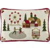 Vianočný gobelínový vankúš s výplňou X-mas Joyride 32x48 cm, Sander
