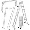 Univerzálny skladací hliníkový rebrík 4x4 stupne Baulich