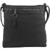 TESSRA Veľká tmavo šedá crossbody dámska kabelka D5580