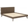 RETREAT BED by karup - 160*200 cm carob pine (hnedá)