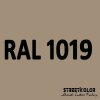 RAL 1019 uretánová auto farba lesklá alebo matná 1 liter + tužidlo + riedidlo (RAL1019 GREY BEIGE originálny odtieň uretánovej farby s lakom ( ČSN 6161 ))