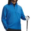 Pánska mikina Under Armour Drive Golf SweaterFleece HalfZip Blue Atlantis / Viral Blue M