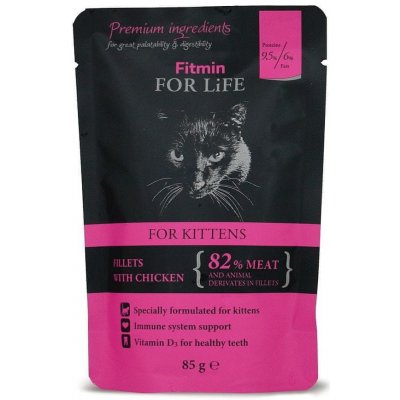 Fitmin Cat pouch kitten chicken 28 x 85 g