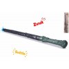Kouzelnická/kouzelná hůlka plast 36cm na baterie se světlem zvukem na kartě