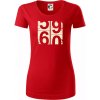 Tachometer 60 - Dámske tričko z organickej bavlny Origin (GOTS) - XL ( Červená )