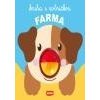 Kniha s chrastítkem Na farmě
