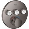 Grohe Grohtherm SmartControl - Termostatická sprchová podomietková batéria, 3 ventily, Hard Graphite - 29121A00