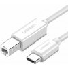 Ugreen US241 USB-C / USB-B 2.0 pre tlačiareň so skenerom, 1,5m, bílý