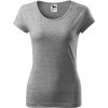 MALFINI Dámske tričko Pure - Tmavošedý melír | S