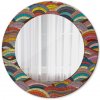 Okrúhle ozdobné zrkadlo Čechá ozdoba fi 50 cm