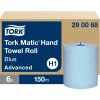 290068 - H1 - Tork Matic® jemné papierové utierky na ruky 2-vr, 150 m, 600 útržkov, celulóza+recykel modrá, cena za balenie 6 ks