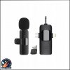 Bezdrôtový externý mikrofón mini jack 3.5 mm pre telefón s redukciou šumu