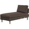 Dekoria Poťah ležadlo Karlstad, krátky, hnedá, 80 x 160 x 80 cm, Etna, 705-08