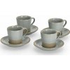 Sada šálků na espresso z kameniny Zeller, 60 ml