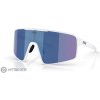 Bliz P001S okuliare, white/grey w blue mirror L