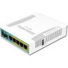 MikroTik RouterBOARD hEX PoE, 800MHz CPU, 128MB RAM, 5xGLAN, USB, PoE 802.3at, USB, SFP, vč. L4 RB960PGS