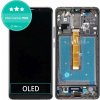 LCD displej + Dotykové sklo + Rám + Batéria Huawei Mate 10 Pro BLA-L29 Titanium Grey Aftermarket PRO