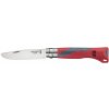 Detský nôž OPINEL N°07 OUTDOOR JUNIOR 7 cm červený 001897