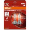 Žiarovka, diaľkový svetlomet ams-OSRAMNIGHT BREAKER® SILVER H7, 12V, 55W 64210NBS-2HB (64210NBS2HB) EAN: 4062172387576