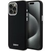DKNY tekutý silikón s malým kovovým logom MagSafe – pre iPhone 15 Pro Max čierne