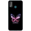 Picasee silikónový prehľadný obal pre Honor 9X Lite - Diamanty Purple