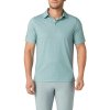 Pánska polokošeľa Callaway Golf Textured Chev Printed Polo aquifer blue XL