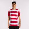 Europ V short sleeve t-shirt red white