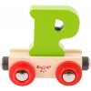 Bigjigs Rail Vagónik drevené vláčikodráhy - Písmeno P